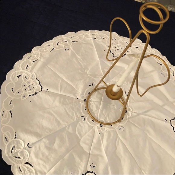 Metal angel candle holder - Picture 5 of 8